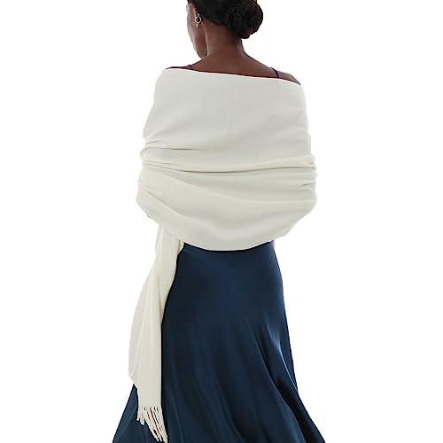 Only-bags.store Schal Festliche Pelz Abendkleid Pashmina Schals Schals