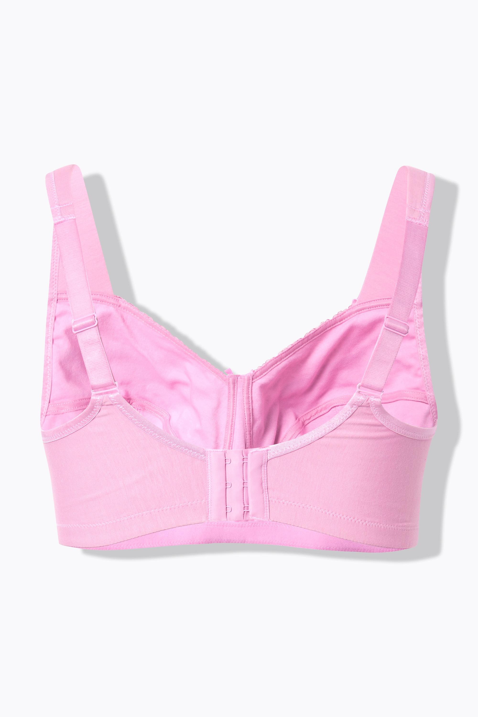 Ulla Popken Entlastungs-BH, bügellos, Blüten/Herzspitze, Cup C - H