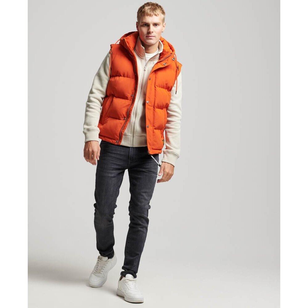 Superdry daunenweste it kapuze everest