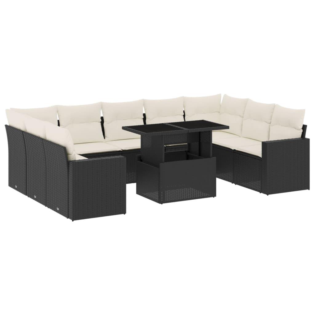VidaXL Garten sofagarnitur poly-rattan