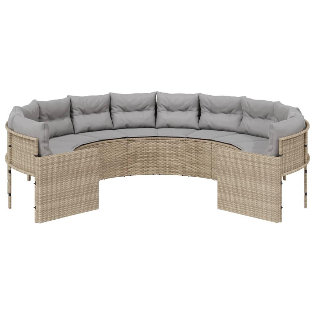 VidaXL Gartensofa poly-rattan