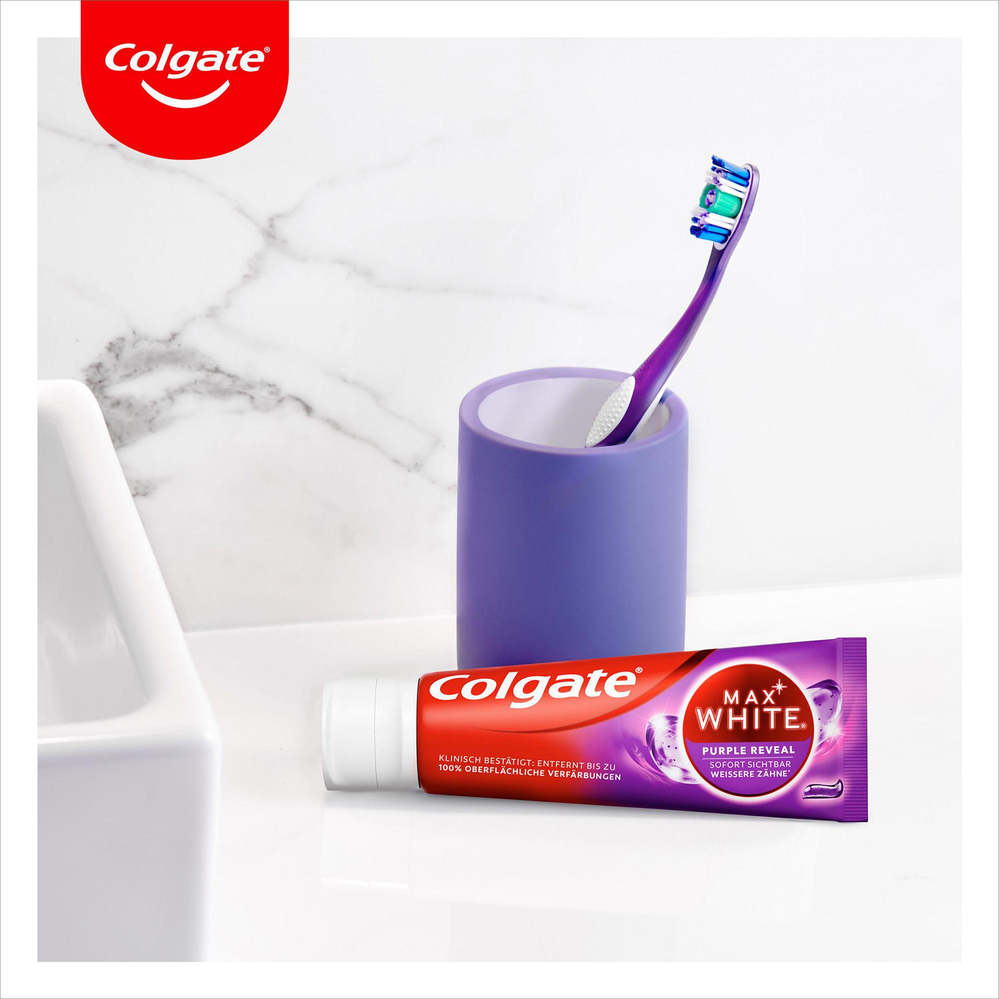 Colgate Max White Purple Reveal Zahnpasta
