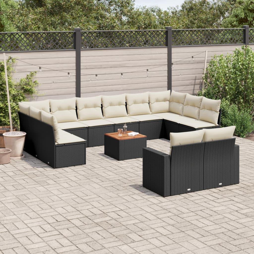 VidaXL Garten sofagarnitur poly-rattan