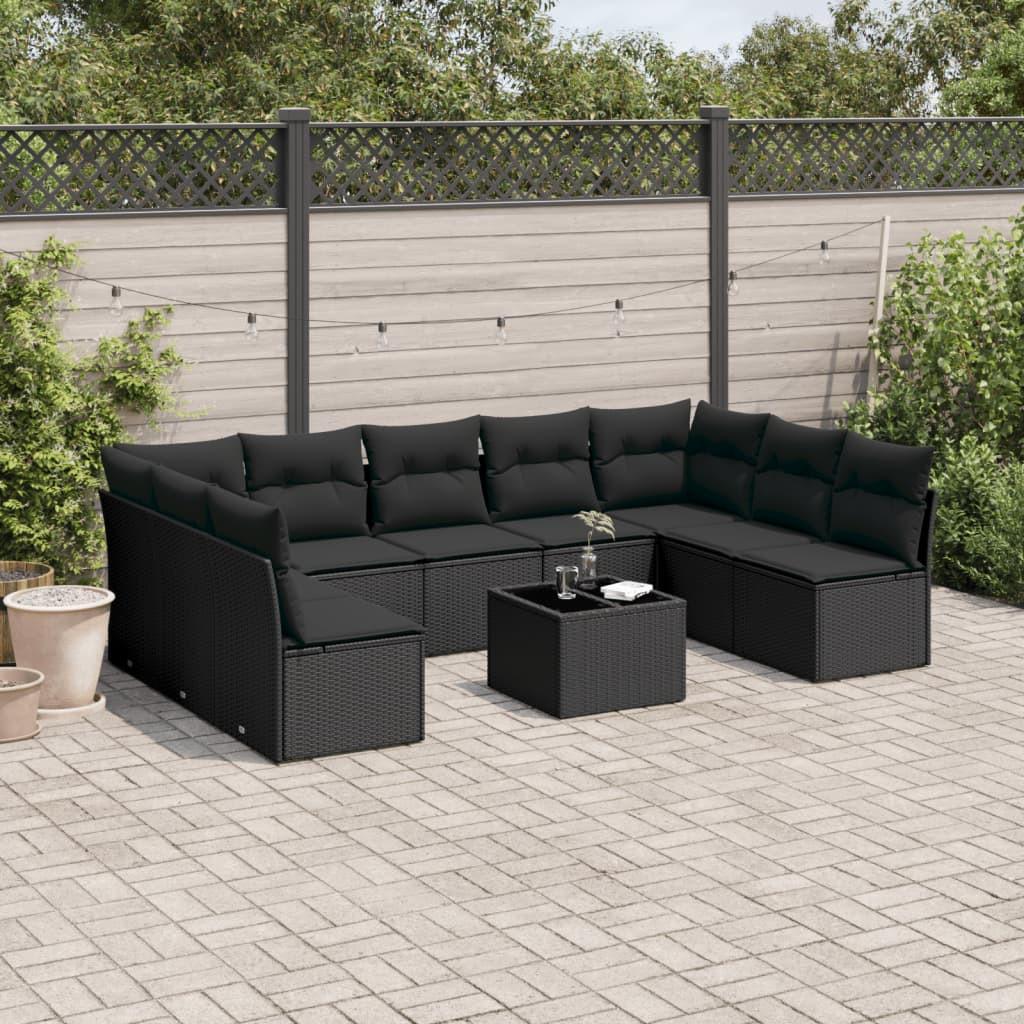 VidaXL Garten sofagarnitur poly-rattan