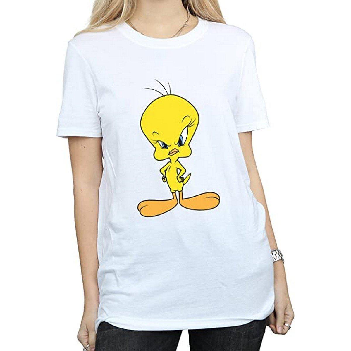 LOONEY TUNES Tweety Bird Angry Print T-Shirt