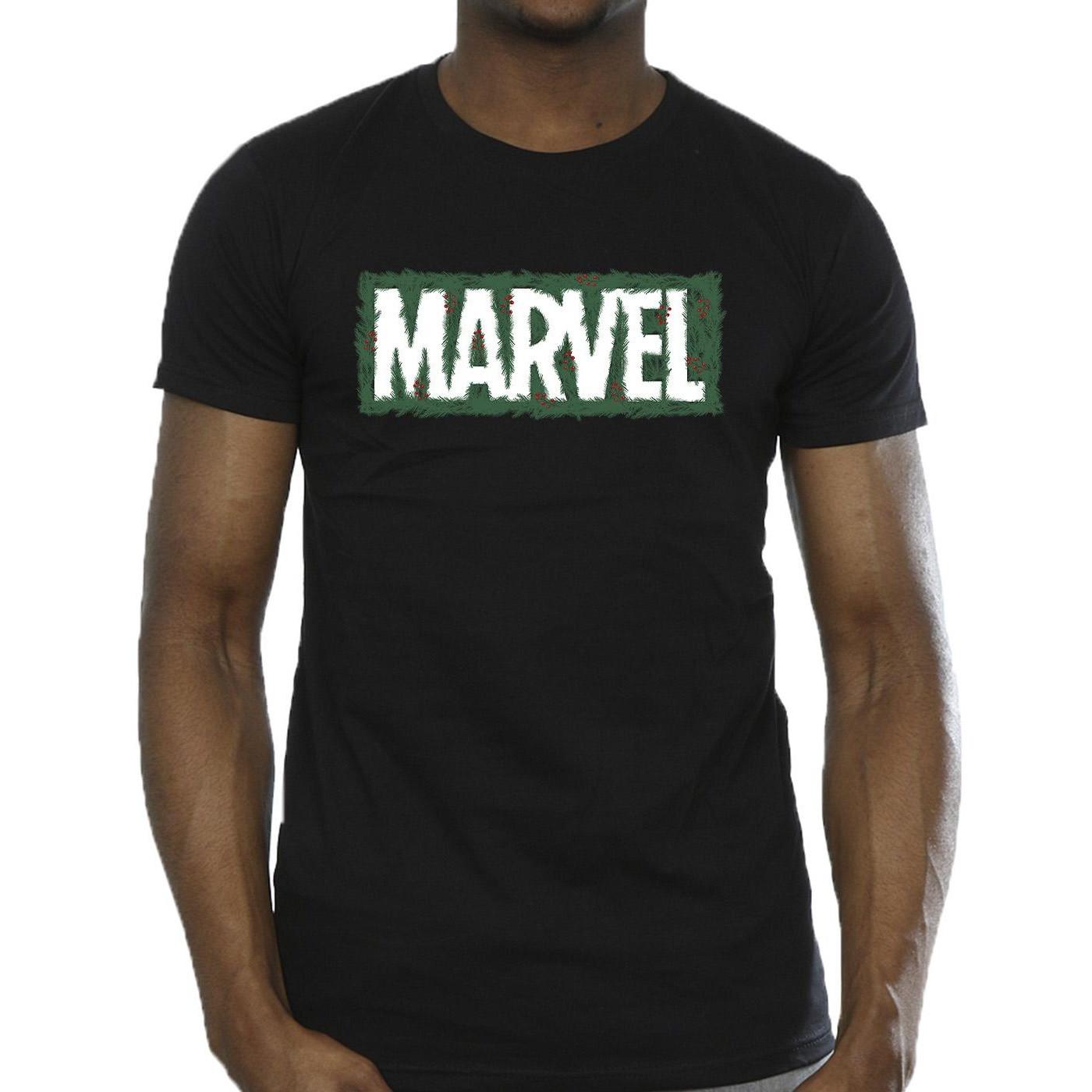 MARVEL Logo Kurzarm T-Shirt