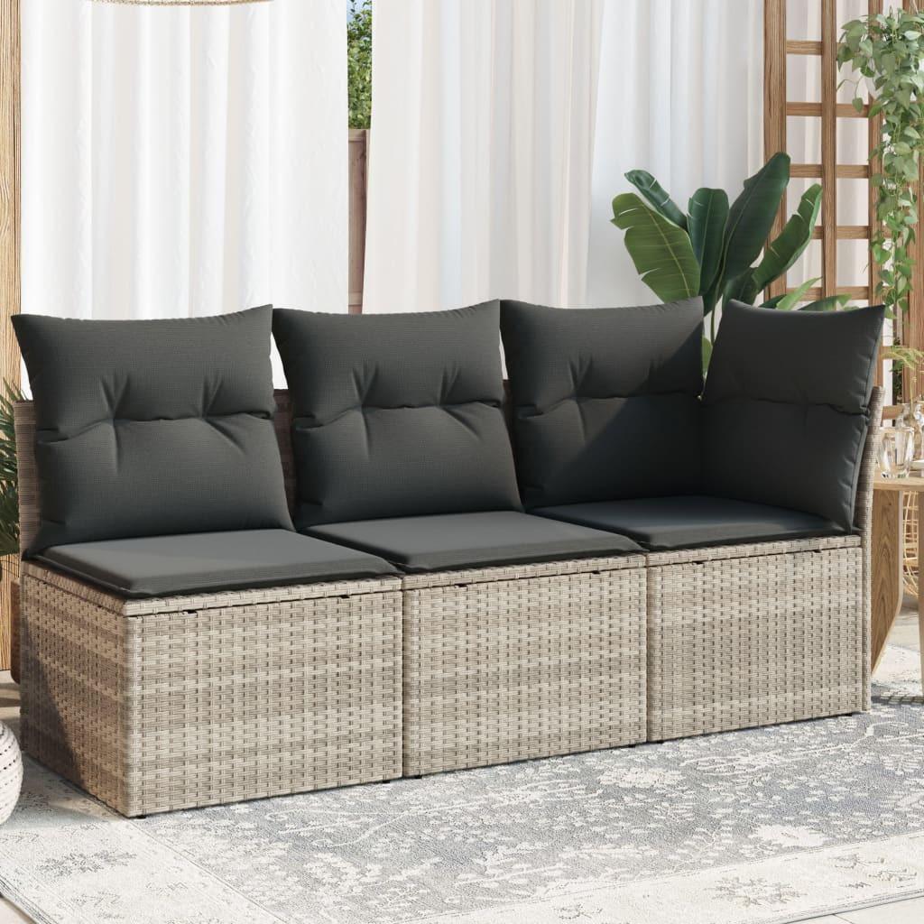 VidaXL Gartensofa poly-rattan