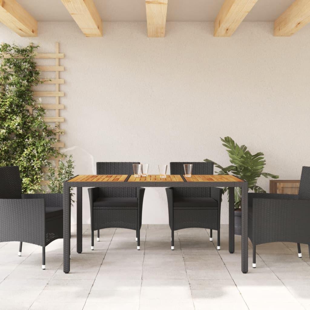VidaXL Gartentisch poly-rattan