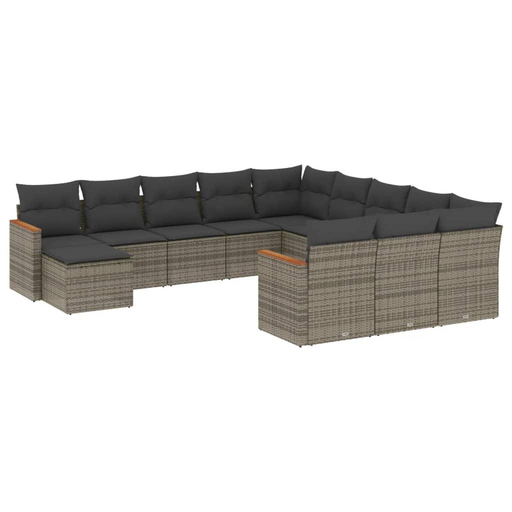VidaXL Garten sofagarnitur poly-rattan