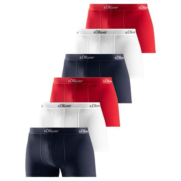s. Oliver 6er Pack Basic - Retro Short / Pant