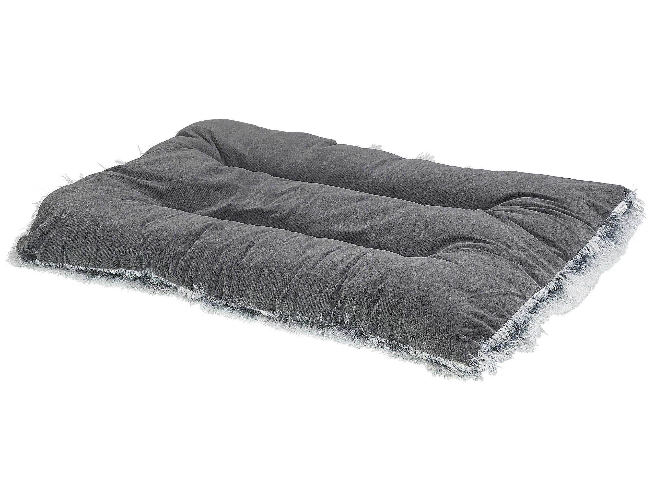 Beliani Tierbett aus Samtstoff Klassisch ERGANI