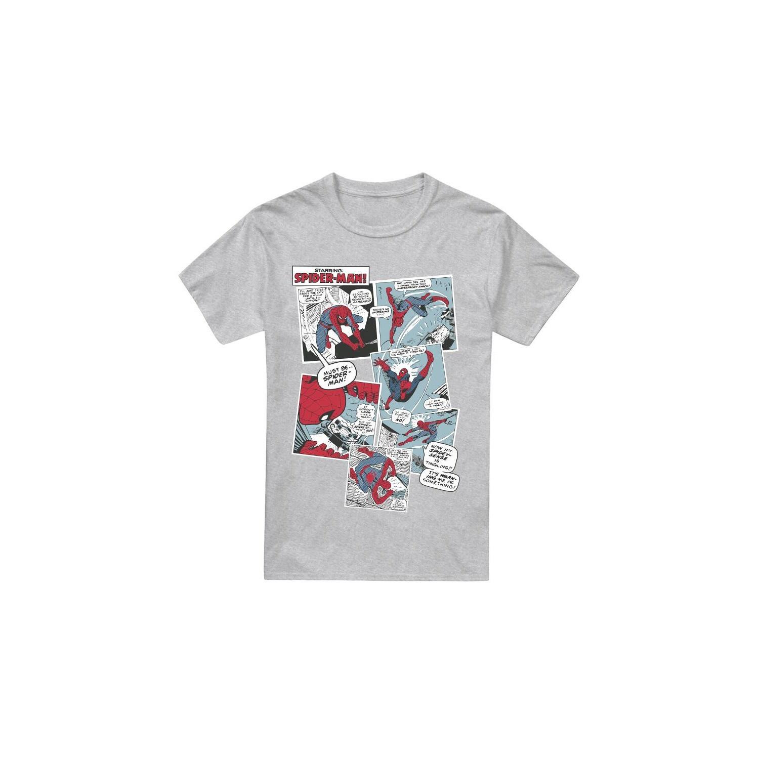 Spider-Man Comic Strip Regular Fit T-Shirt