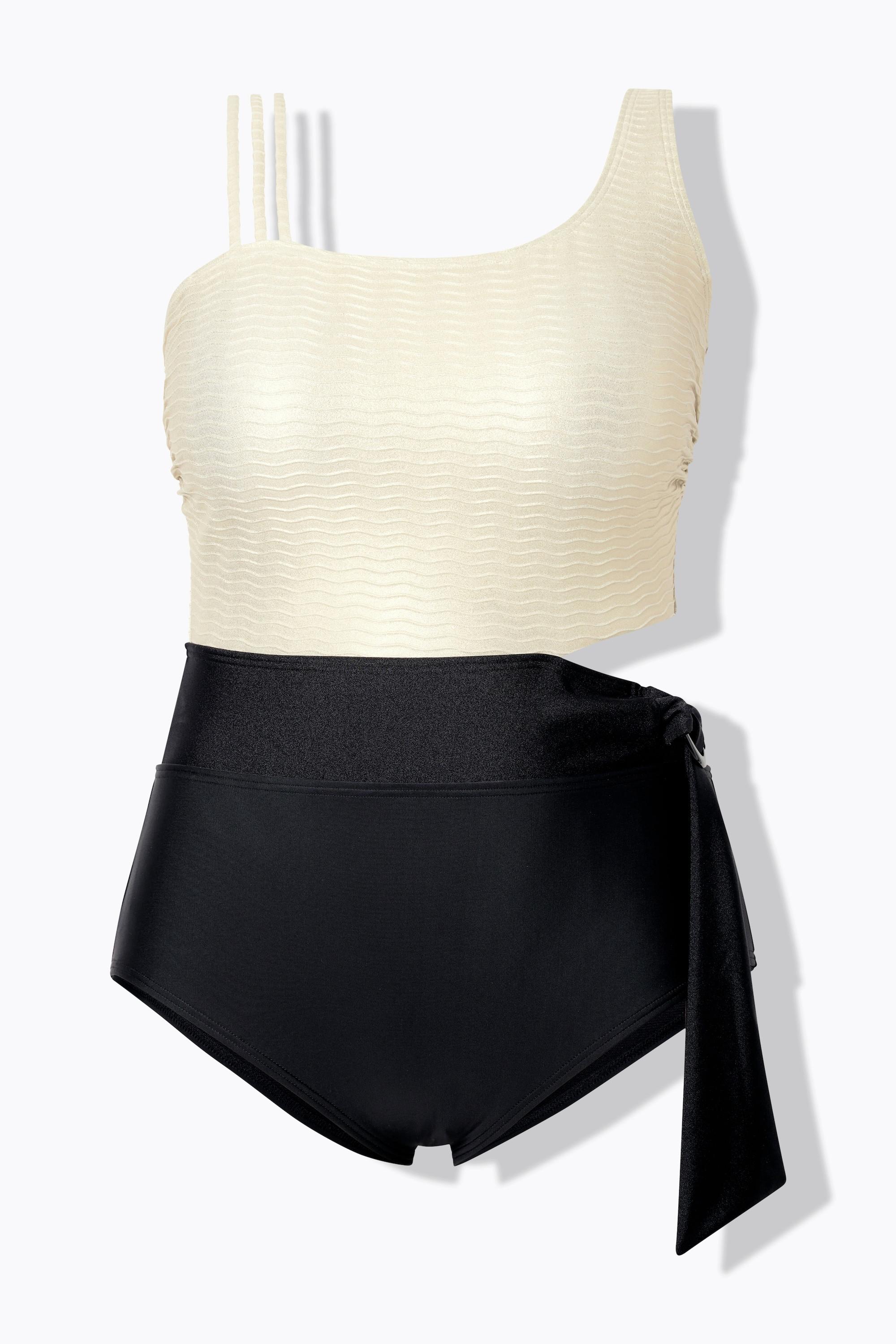 Ulla Popken Badeanzug, Softcups, Cut-Out