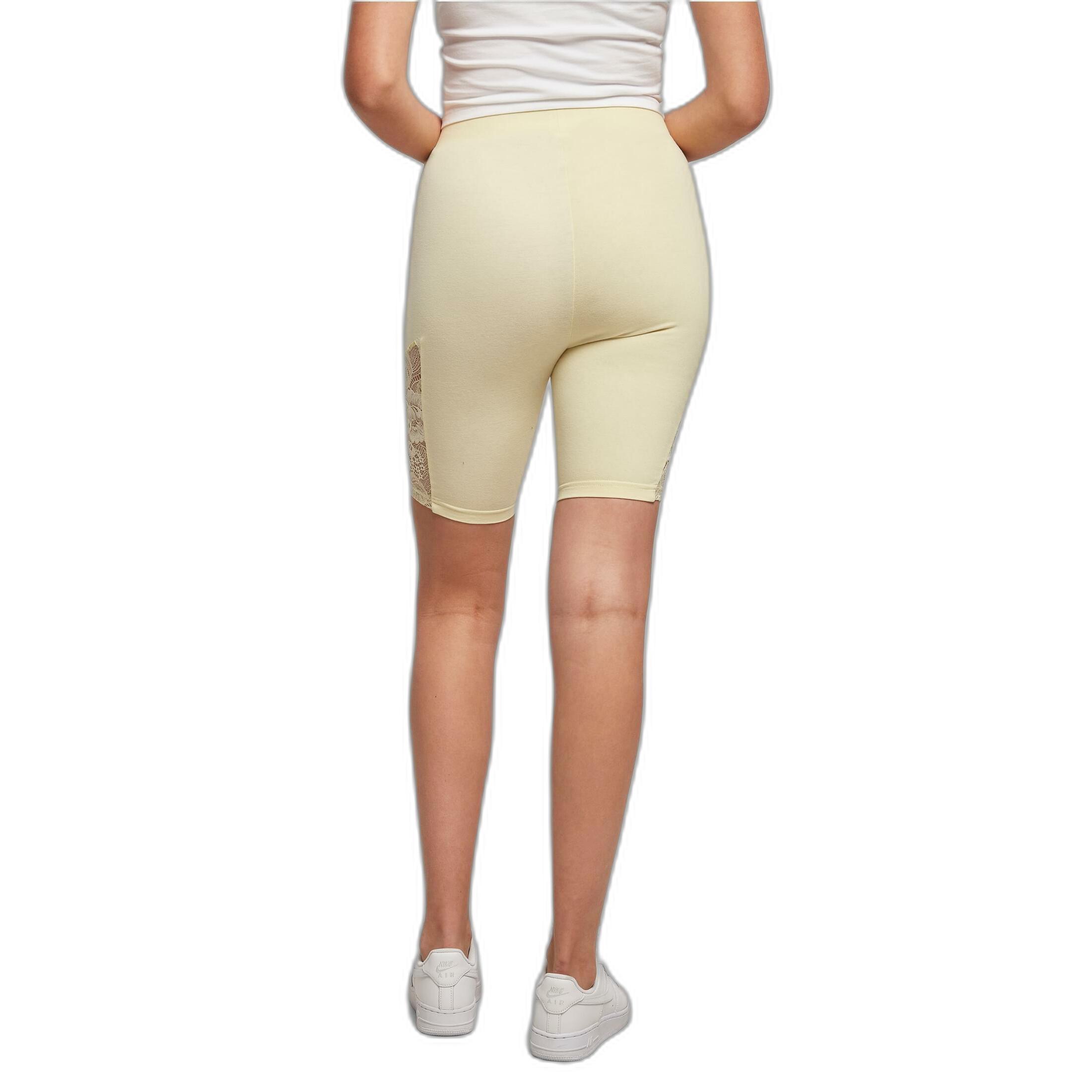 URBAN CLASSICS high waist tights women lace inset