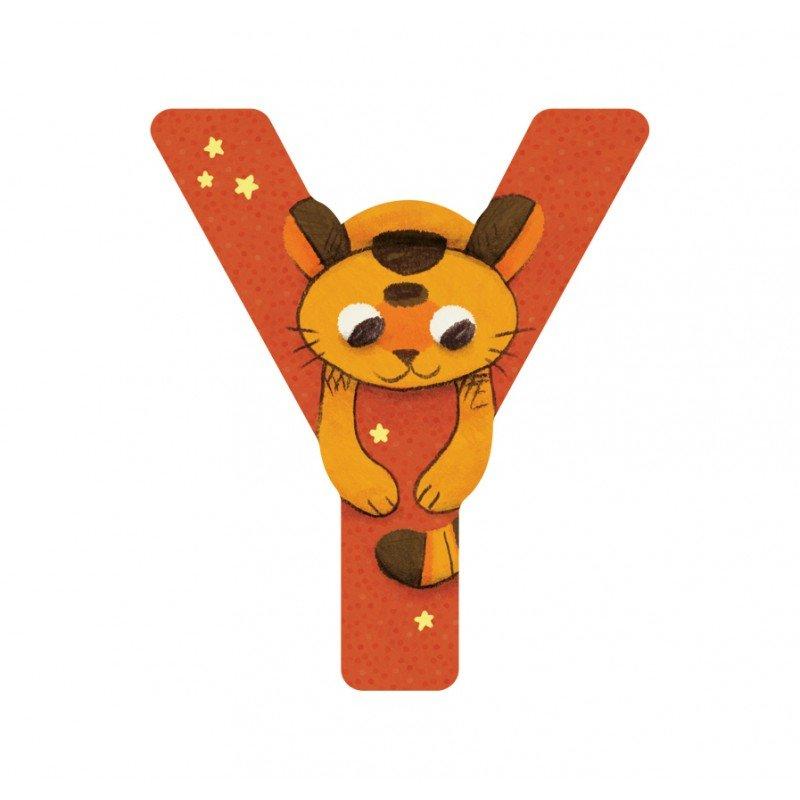 Moulin Roty Holzbuchstaben Y orange L'alphabet