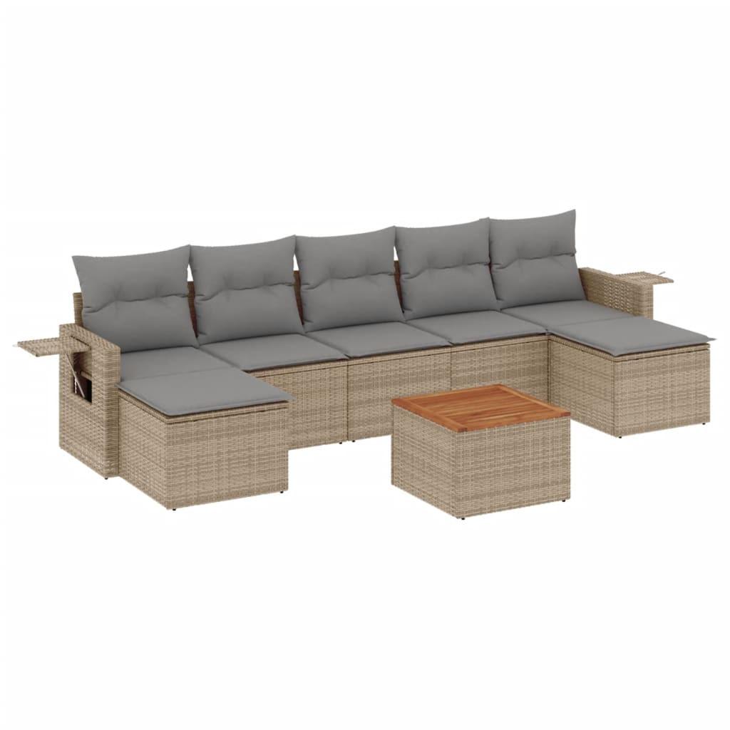 VidaXL Garten sofagarnitur poly-rattan