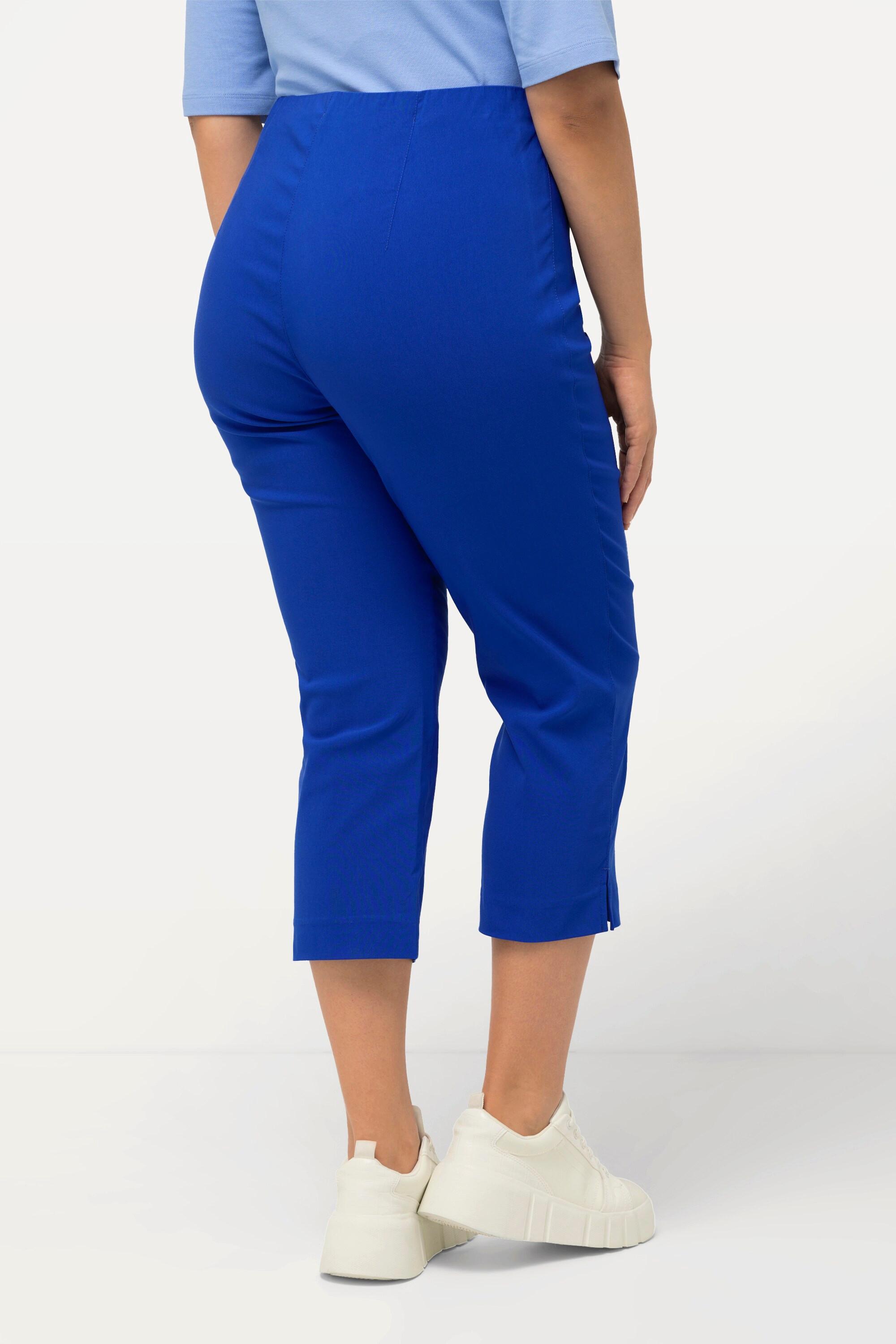 Ulla Popken Bengalinhose wadenlang mit Elastikbund