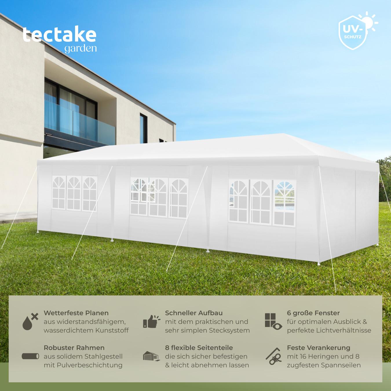 Tectake Pavillon mit UV-Schutz
