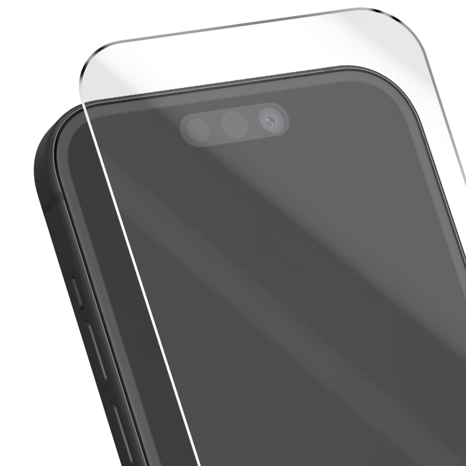 Avizar Glas-Folie iPhone 16 Plus Transparent