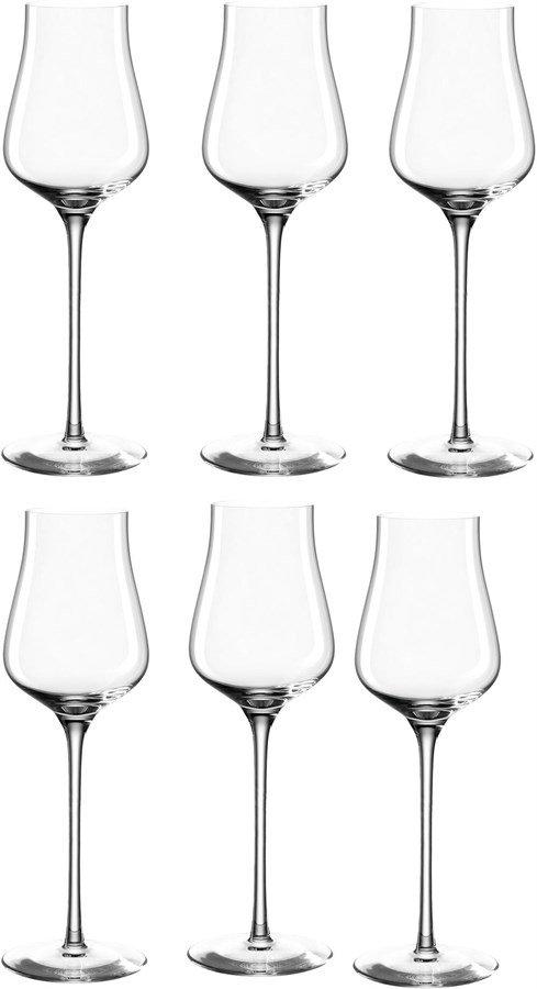 LEONARDO Grappaglas Brunelli 210 ml, 6 Stück, Transparent