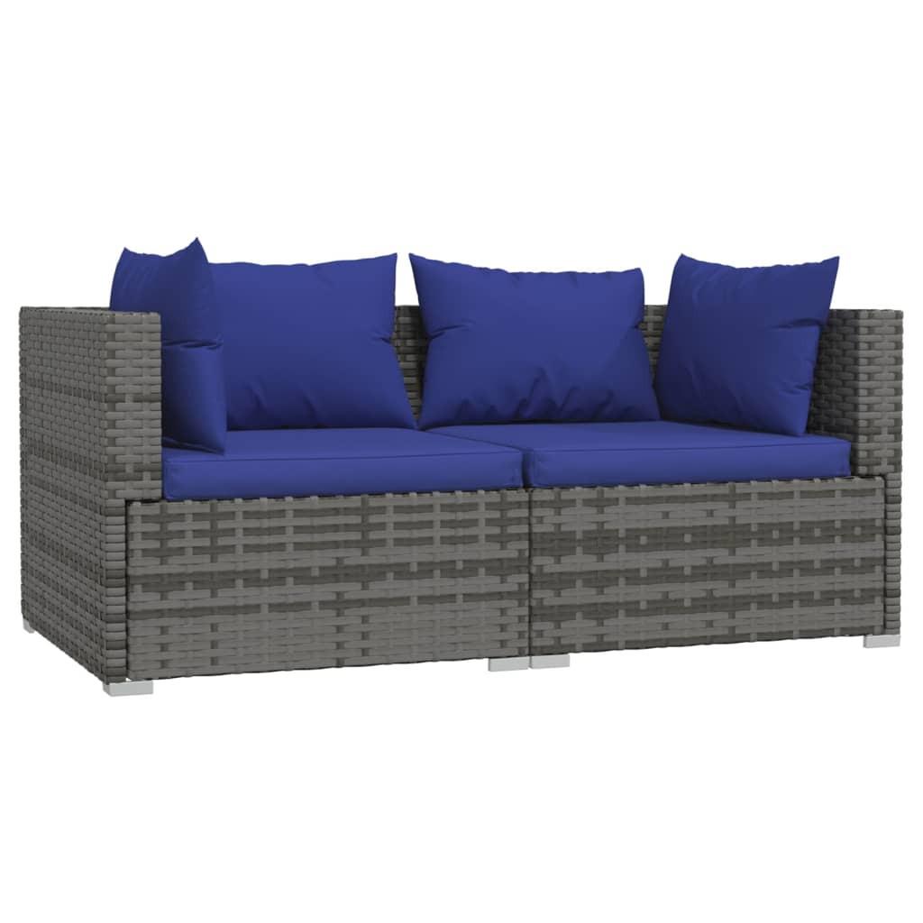VidaXL Garten-lounge-set poly-rattan