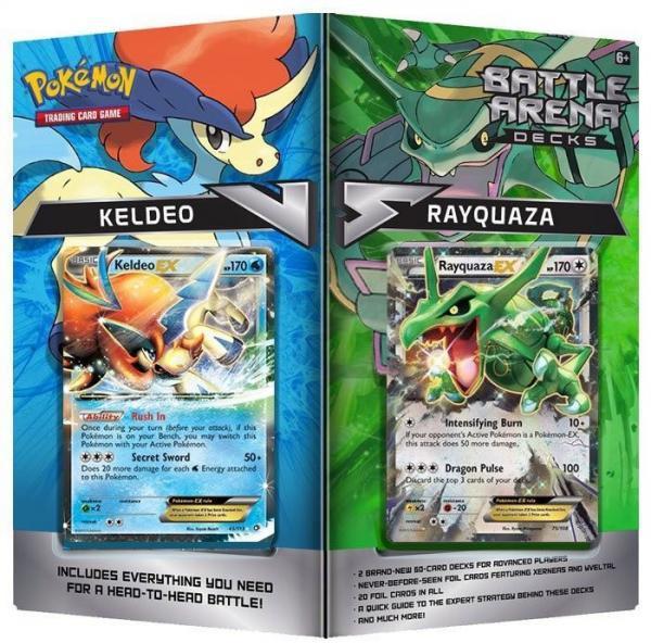 Pokémon Battle Arena Deck Keldeo-EX & Rayquaza-EX