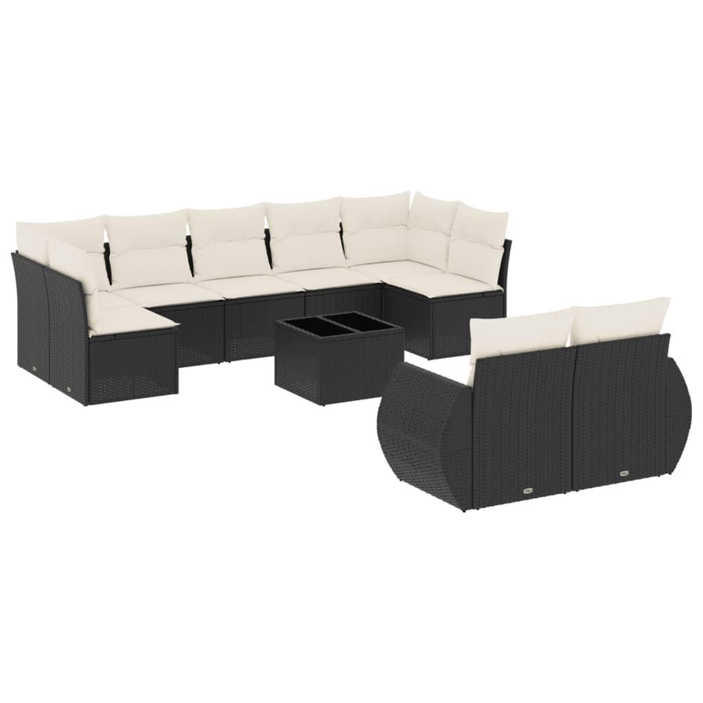 VidaXL Garten sofagarnitur poly-rattan