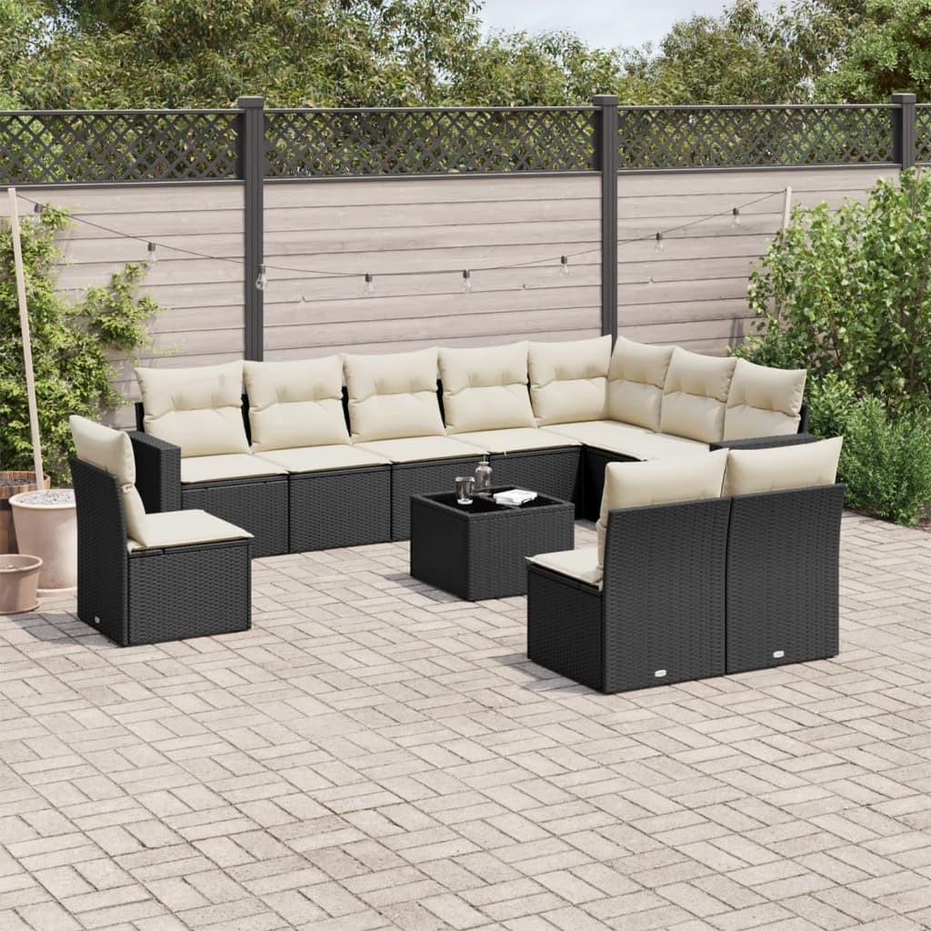 VidaXL Garten sofagarnitur poly-rattan
