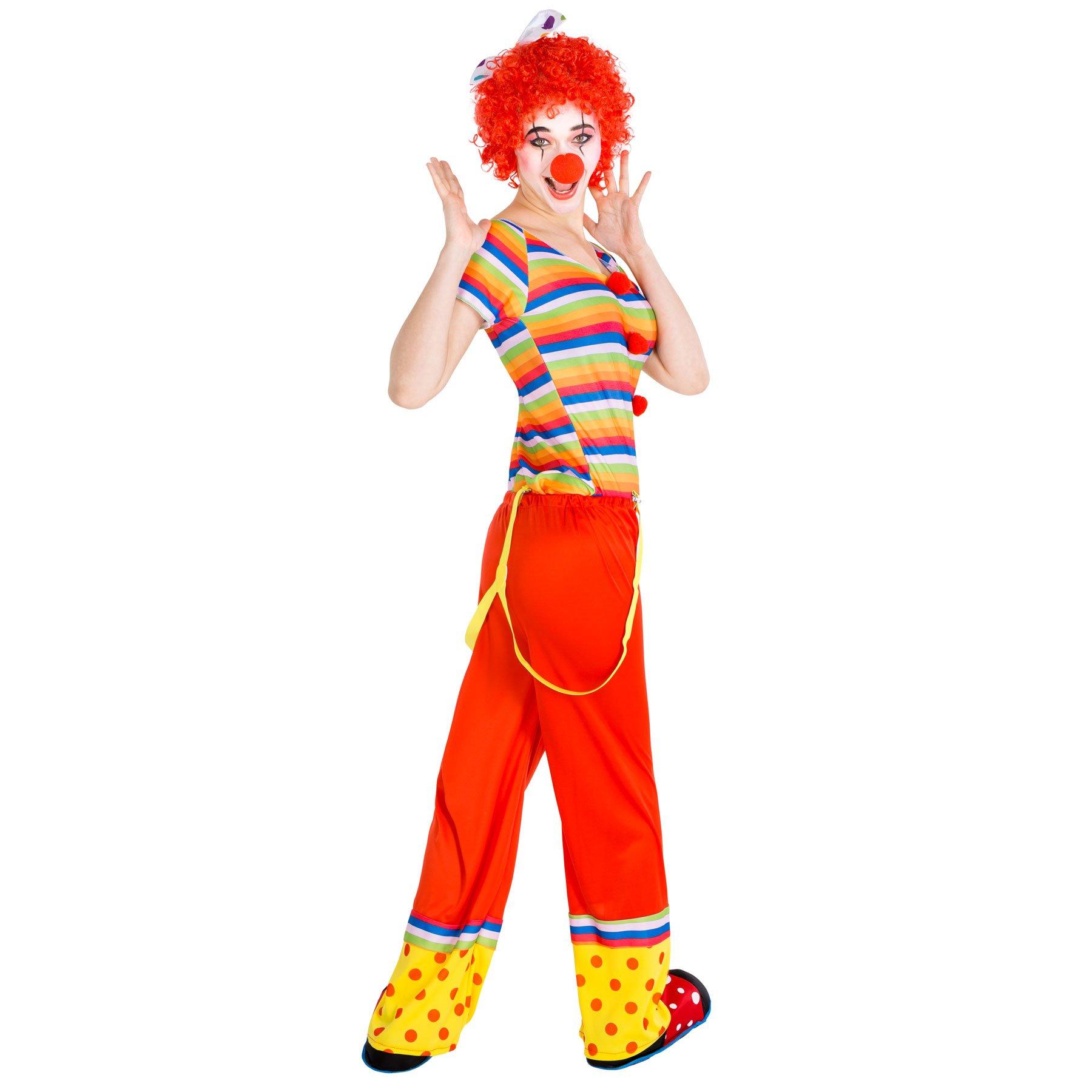 Tectake Frauenkostüm Clown Leonie