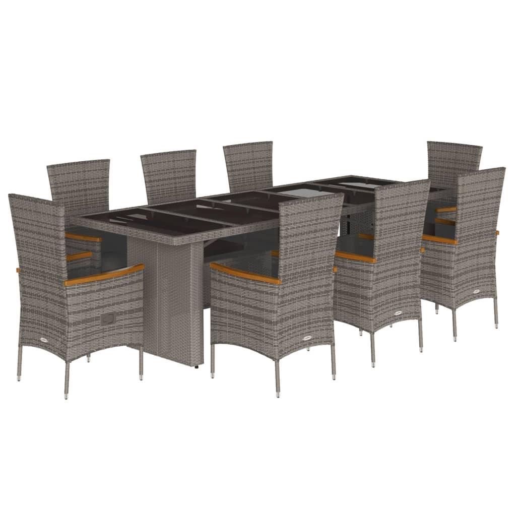 VidaXL Garten essgruppe poly-rattan