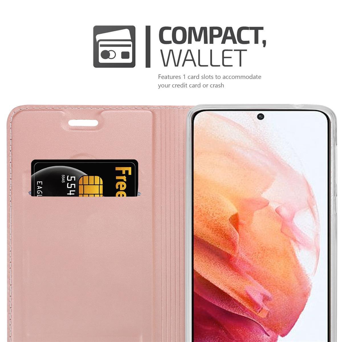 Cadorabo Hülle für Samsung Galaxy S21 5G Magnetverschluss, Kartenfach