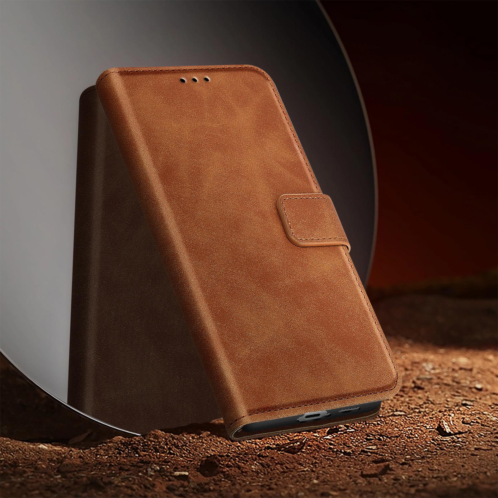 Avizar Soft-Touch Etui Samsung S23 FE Hellbraun