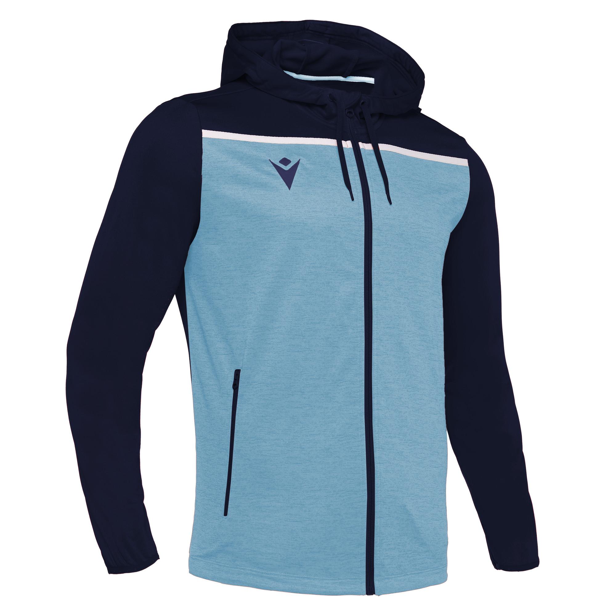 macron zip-pullover mit kapuze aether