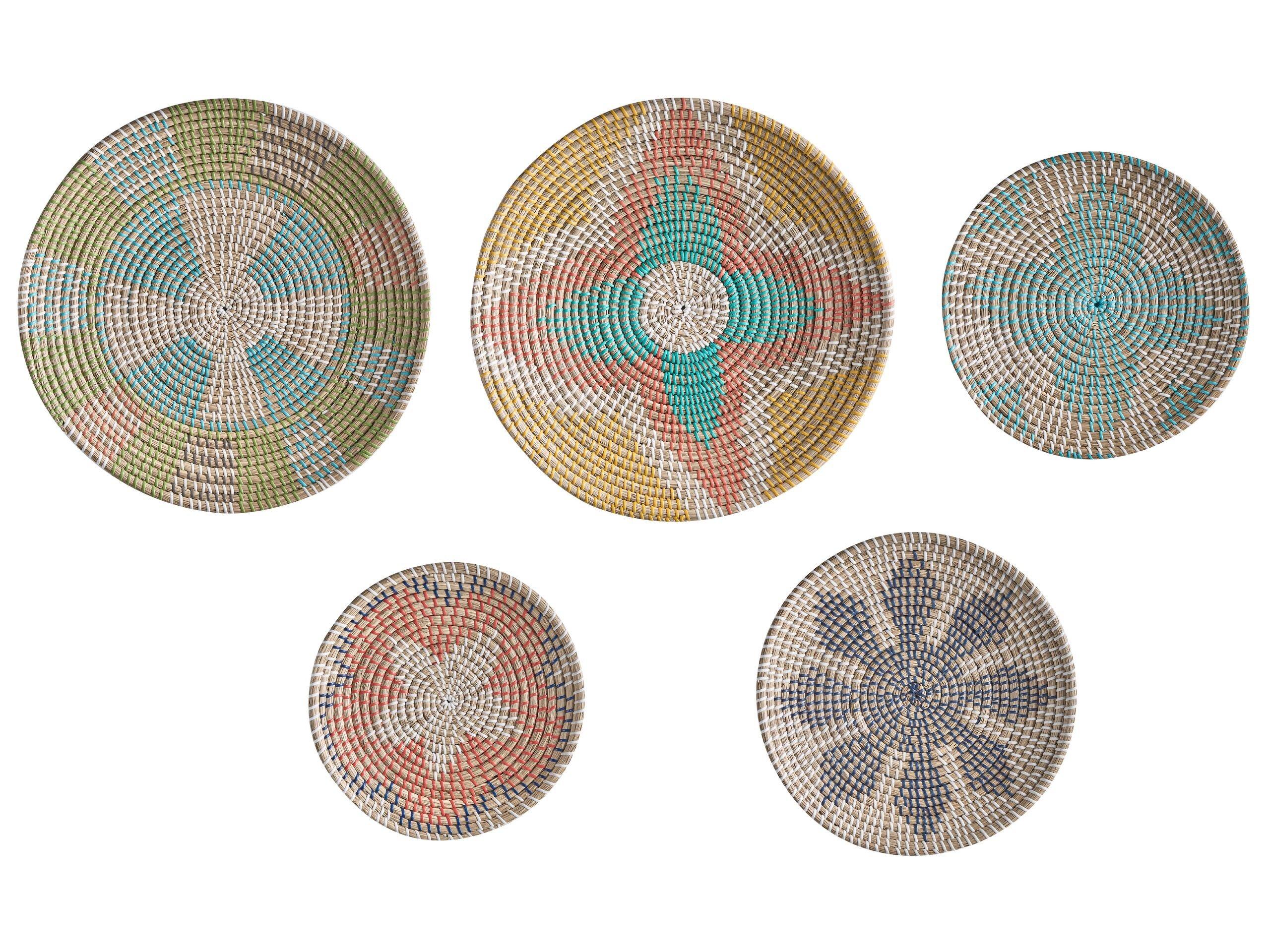 Beliani Wanddeko-Set aus Seegras Boho SONLA