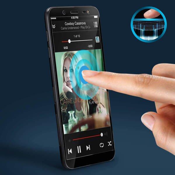 Avizar Panzerglas Folie Galaxy J6 Schwarz