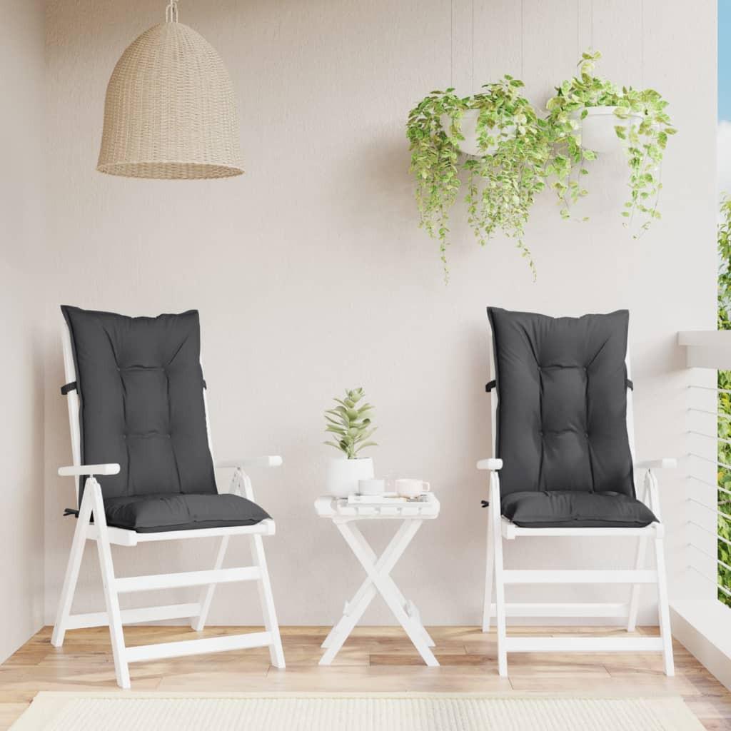 VidaXL Gartenstuhlauflage für hochlehner gewebe