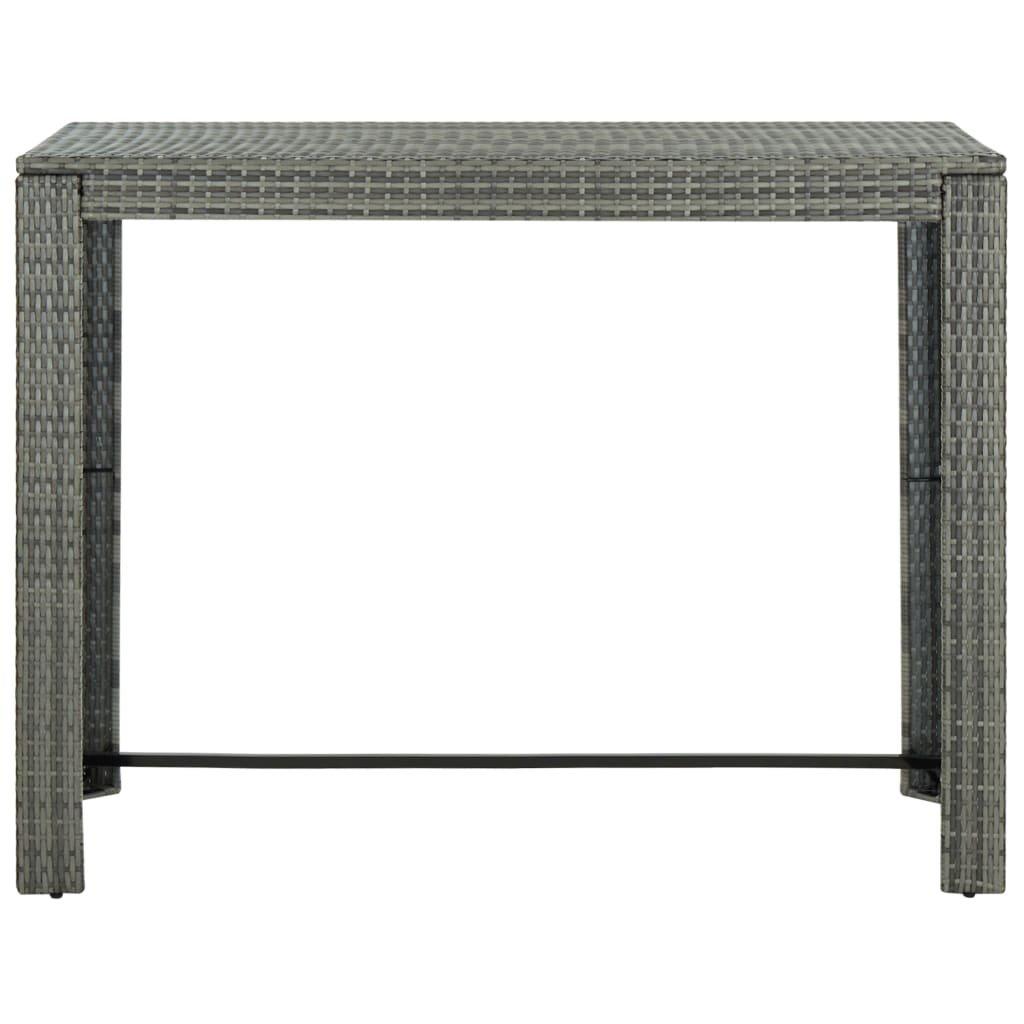 VidaXL Bartisch poly-rattan