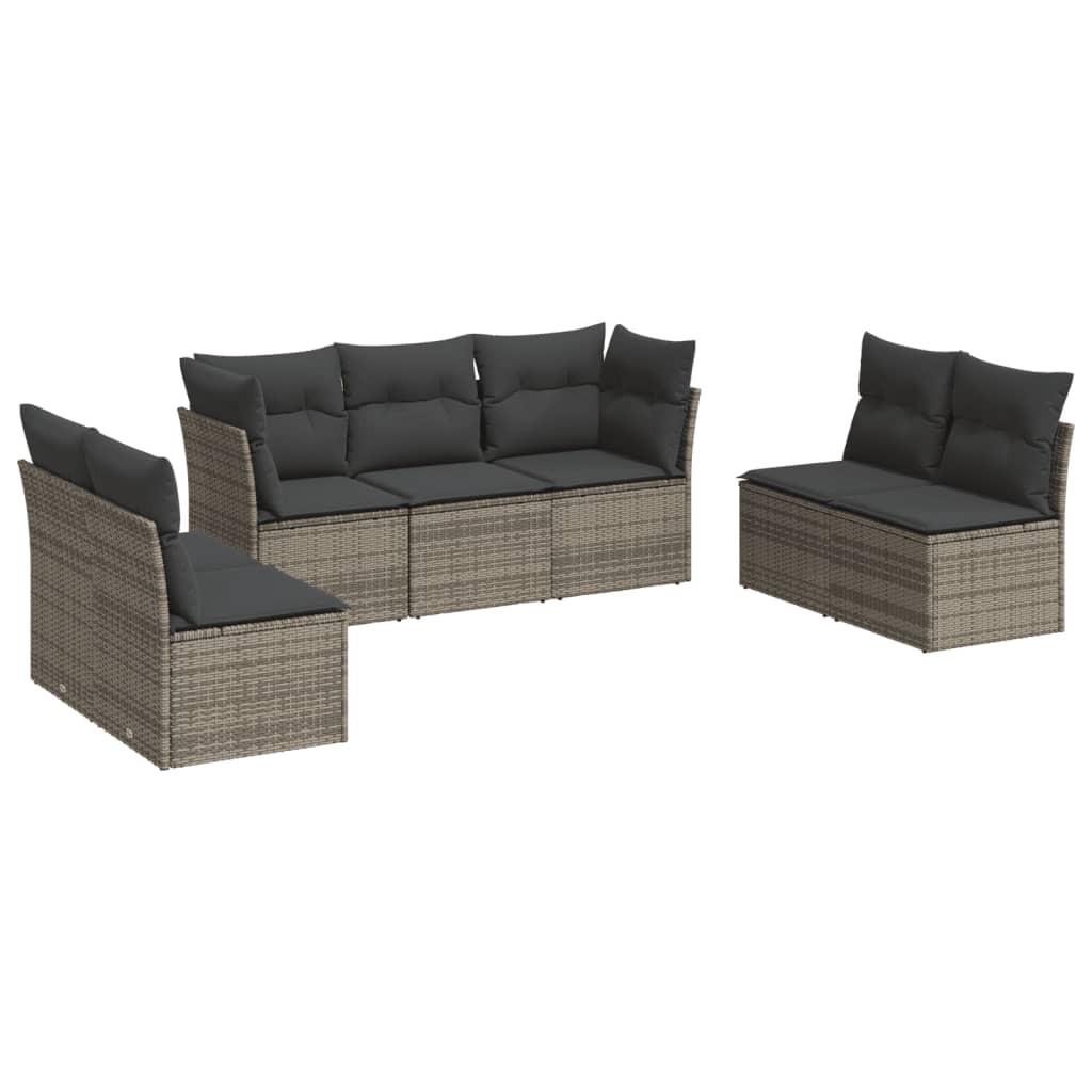 VidaXL Garten sofagarnitur poly-rattan