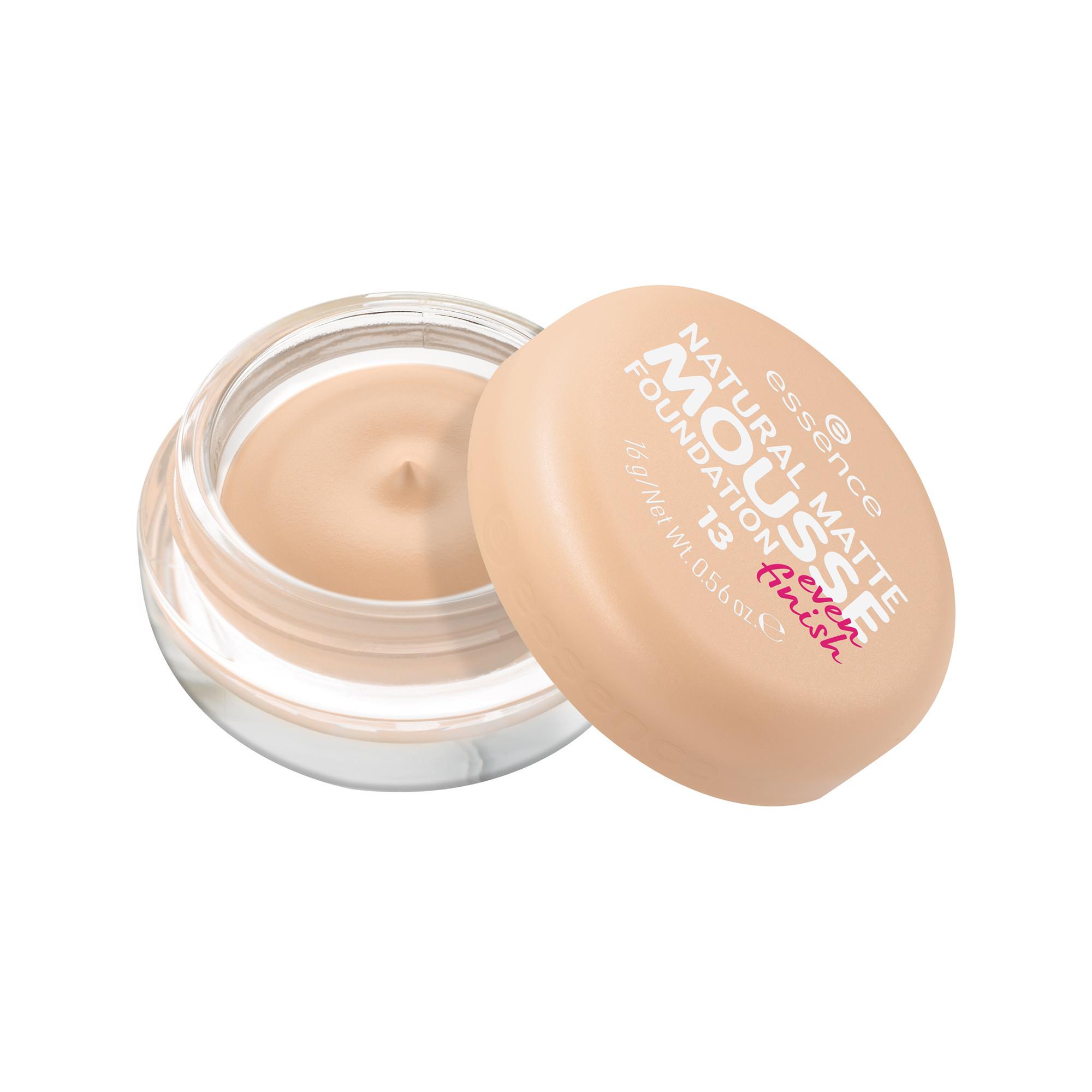 essence essence NATURAL MATTE MOUSSE FOUNDATION 02 Natural Matte Mousse Foundation