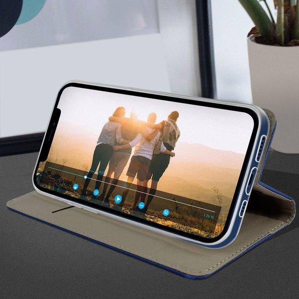 Avizar Apple iPhone 12 Mini Book Cover Blau