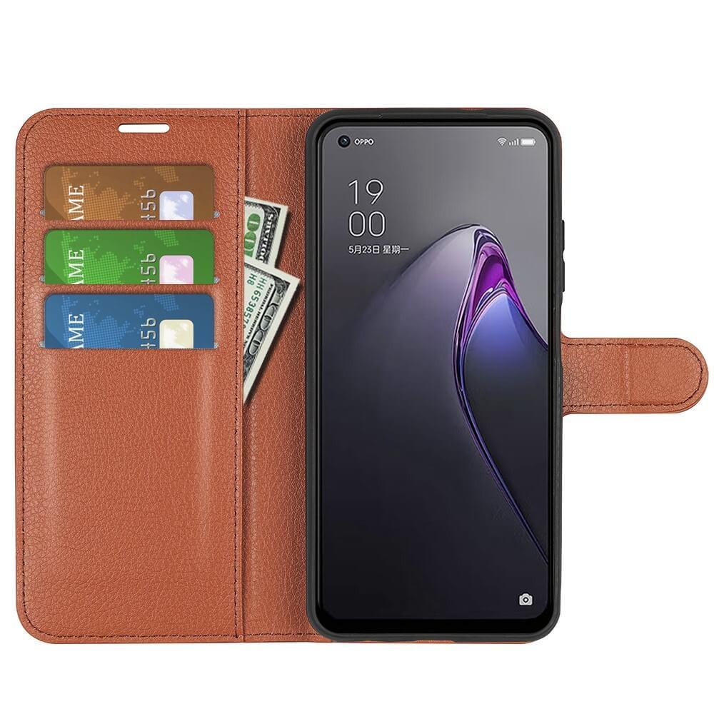 Cover-Discount OPPO Reno8 - Leder Etui Hülle