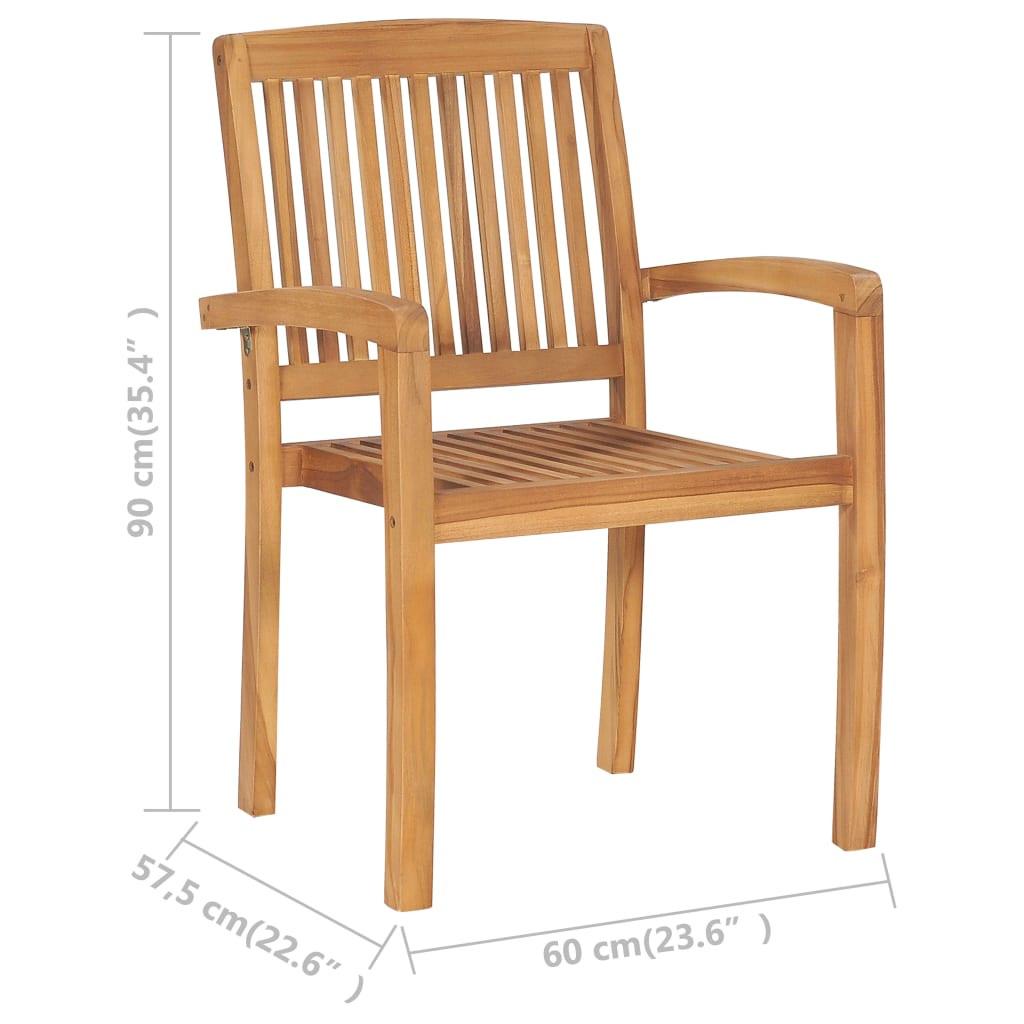 VidaXL Gartenstuhl holz