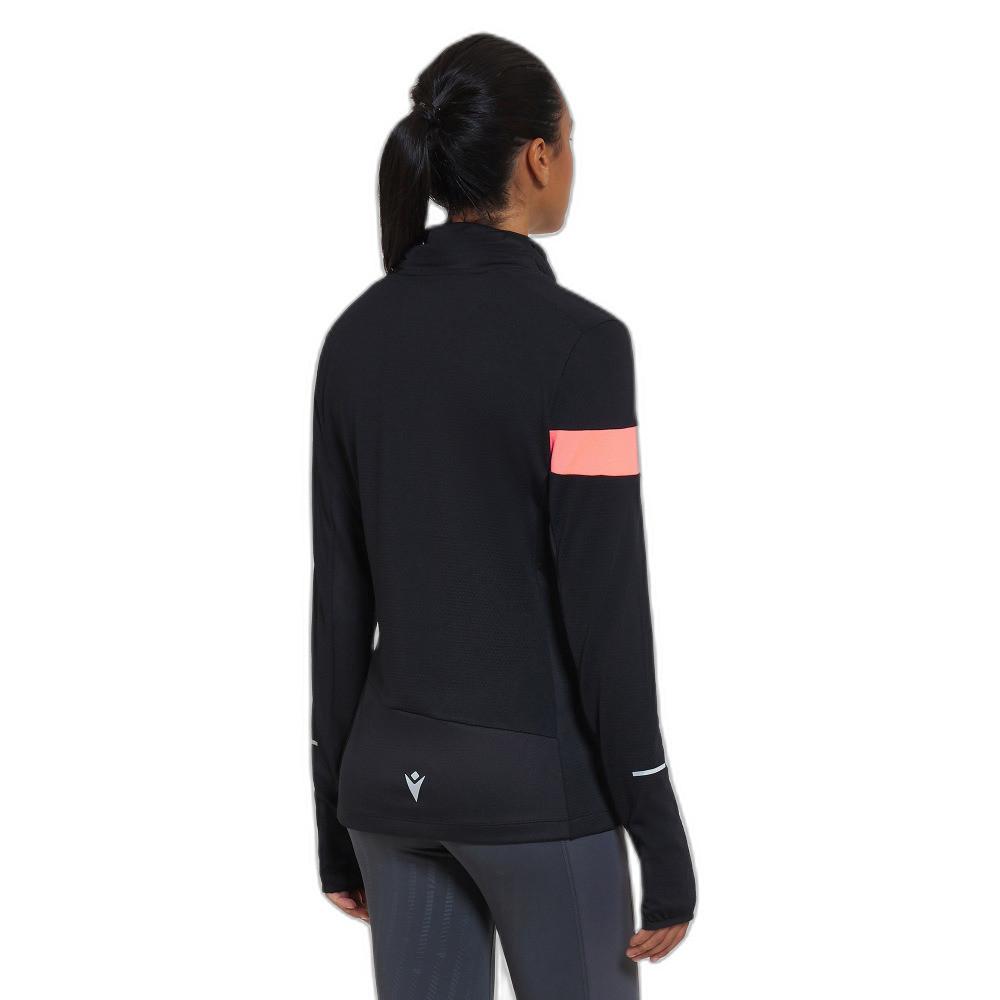 macron sweatshirt mit stehkragen, damen fcc blondie