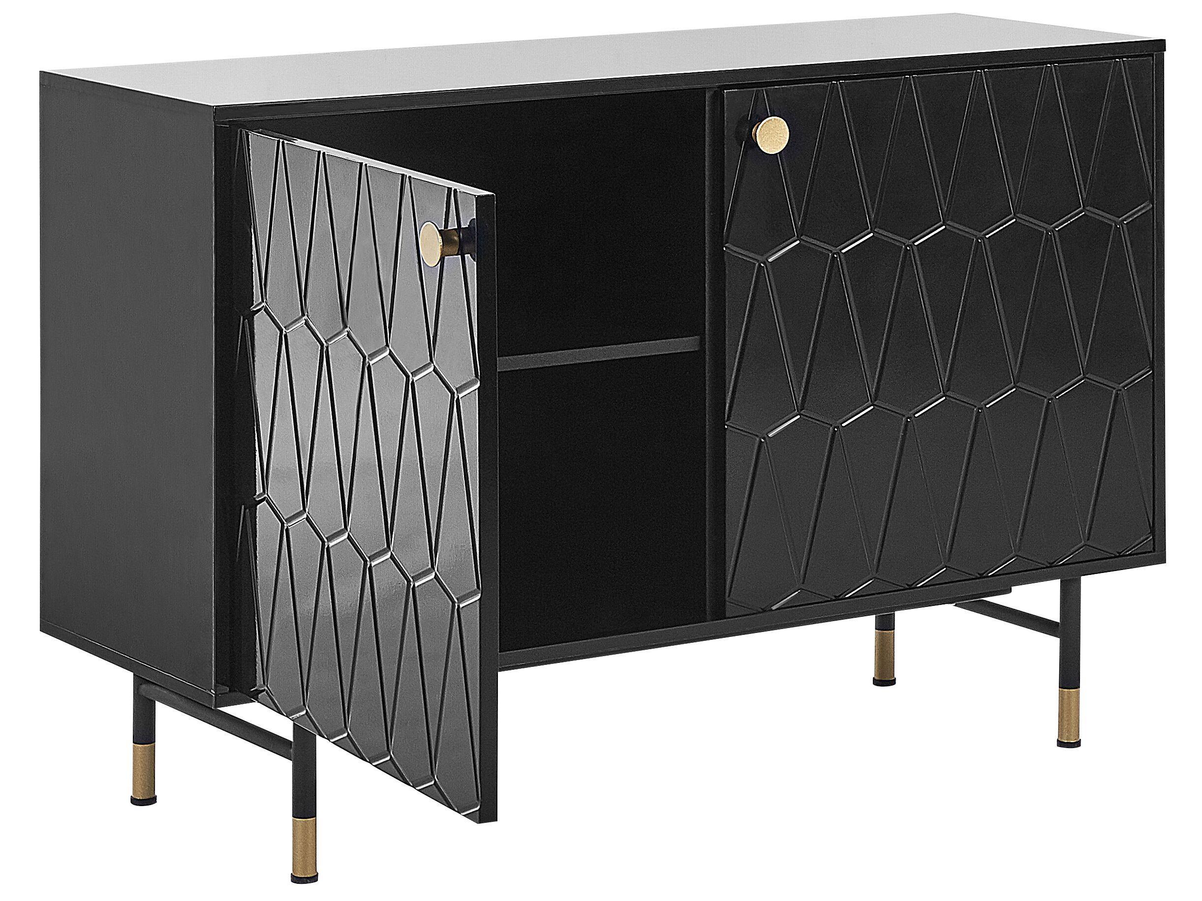 Beliani Schrank aus MDF-Platte Retro ADANTE