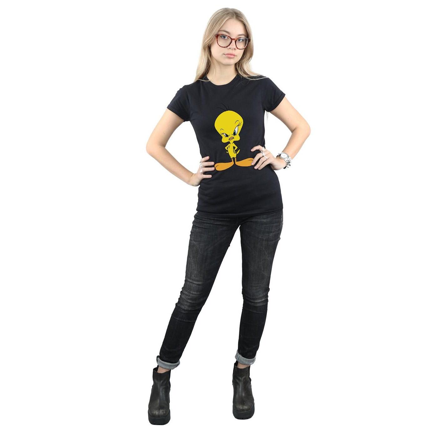LOONEY TUNES Tweety Bird Angry Print T-Shirt
