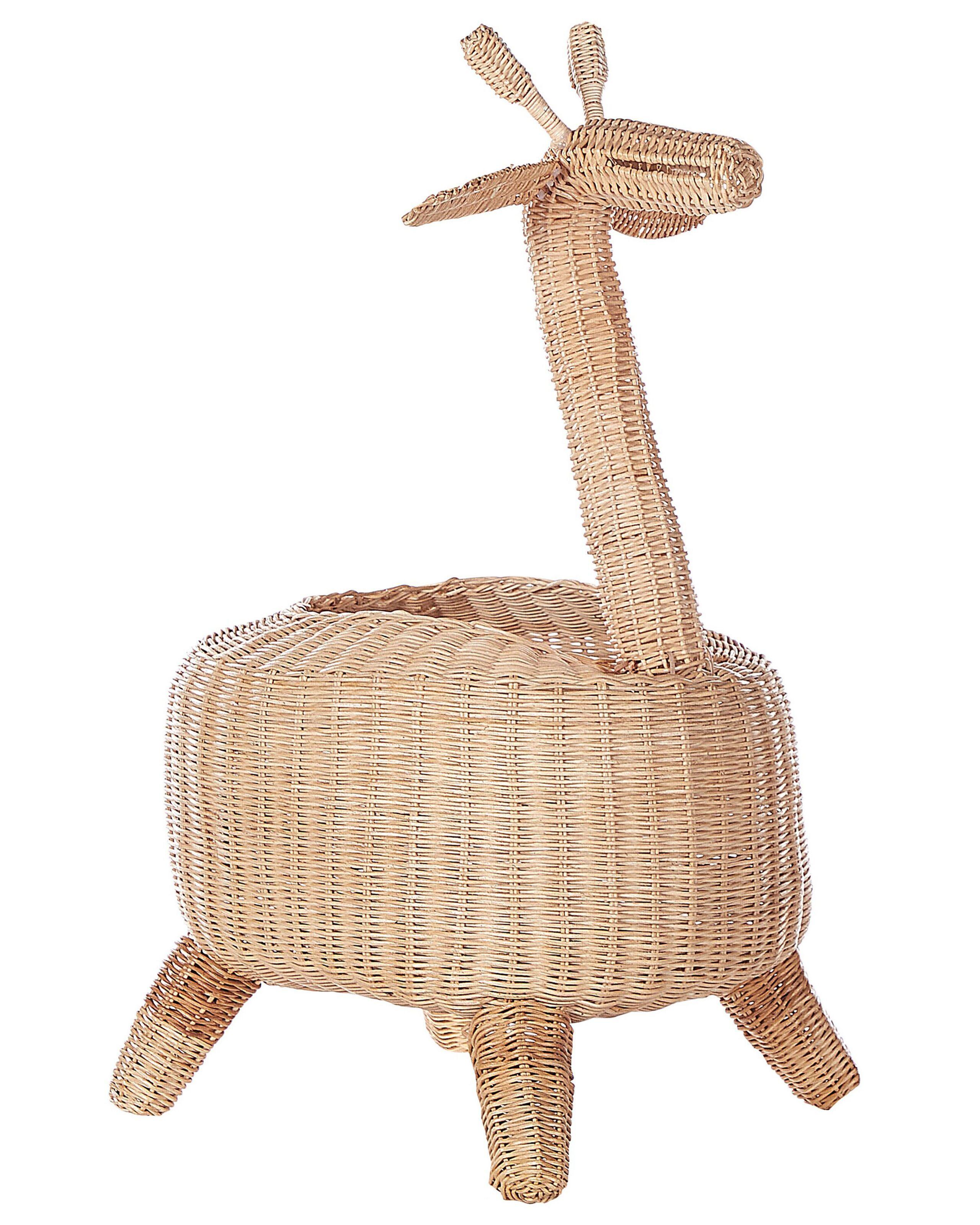 Beliani Korb aus Rattan Boho HAINAN