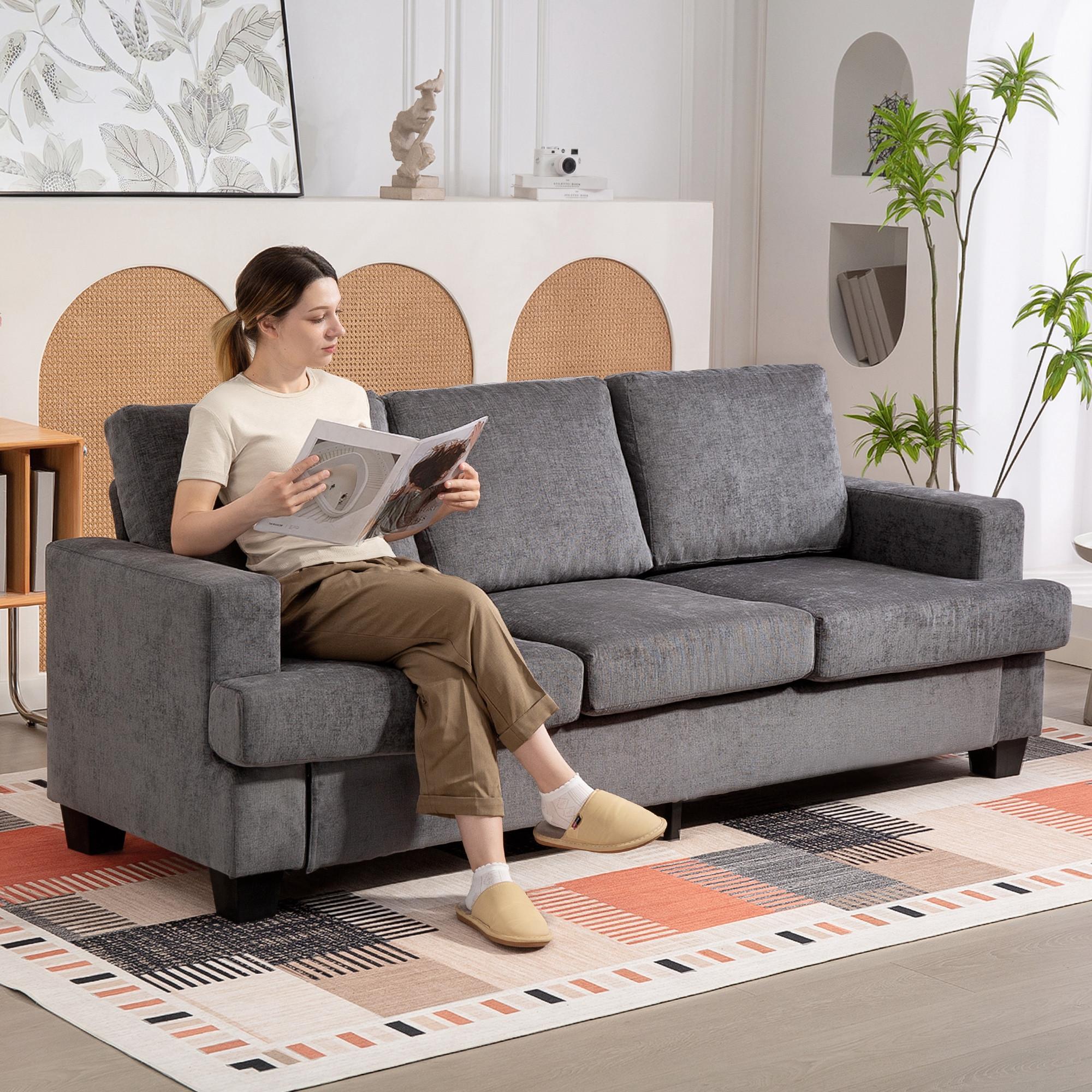 HOMCOM 3-Sitzer-Sofa