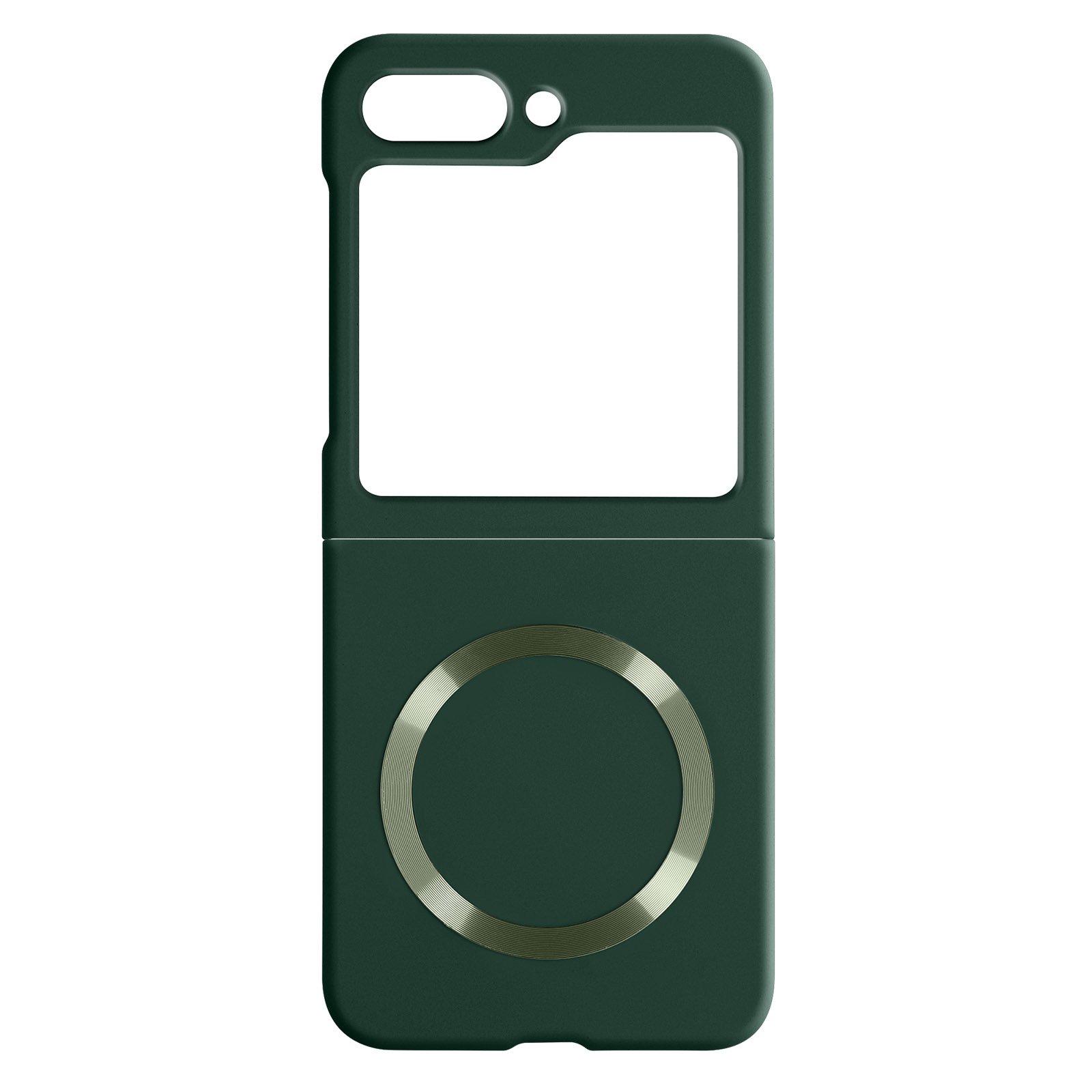 Avizar MagSafe Hülle Galaxy Z Flip5 Dunkelgrün