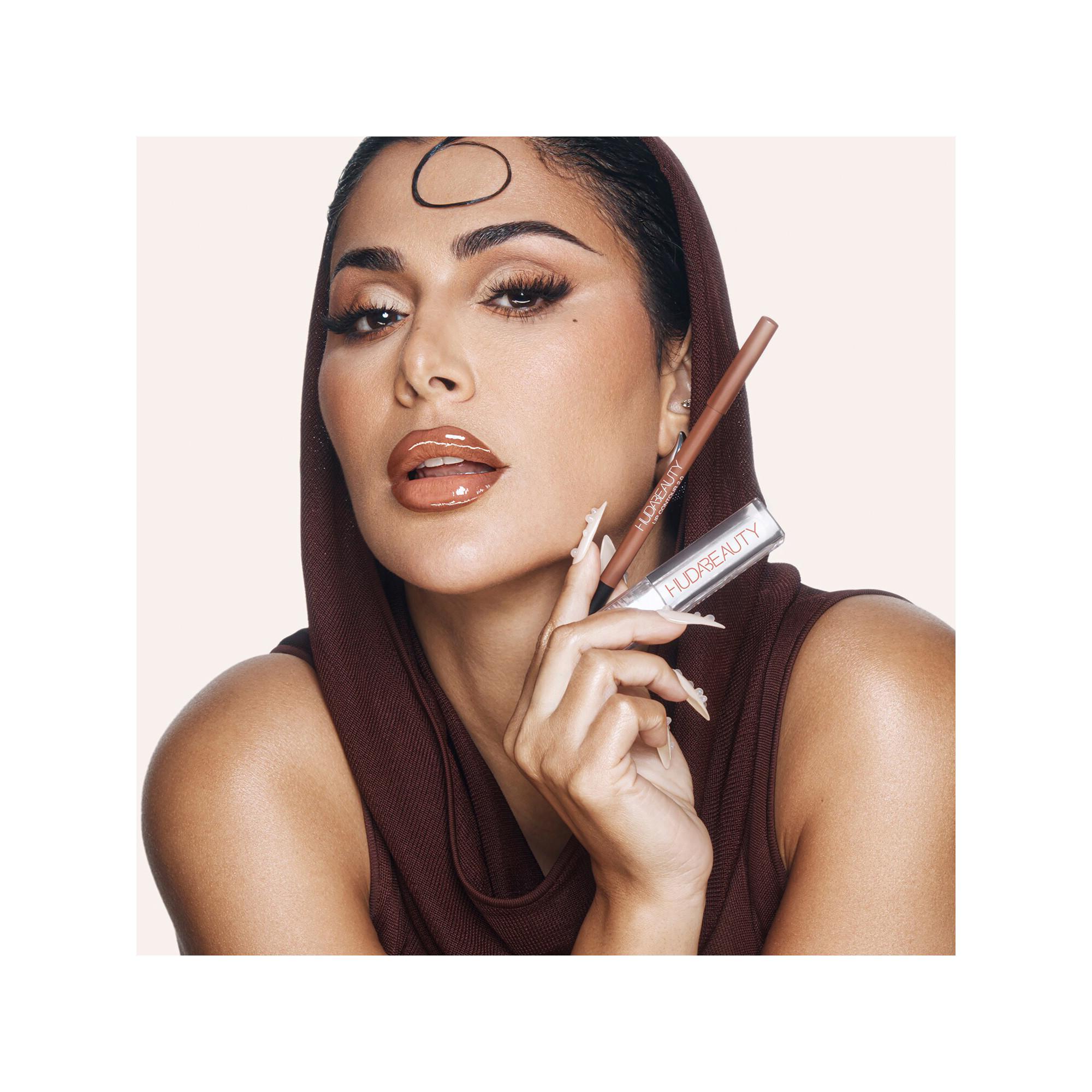 Huda Beauty FAUX FILLER LIP GLOSS FOXY Faux Filler - Hochglänzender Lipgloss