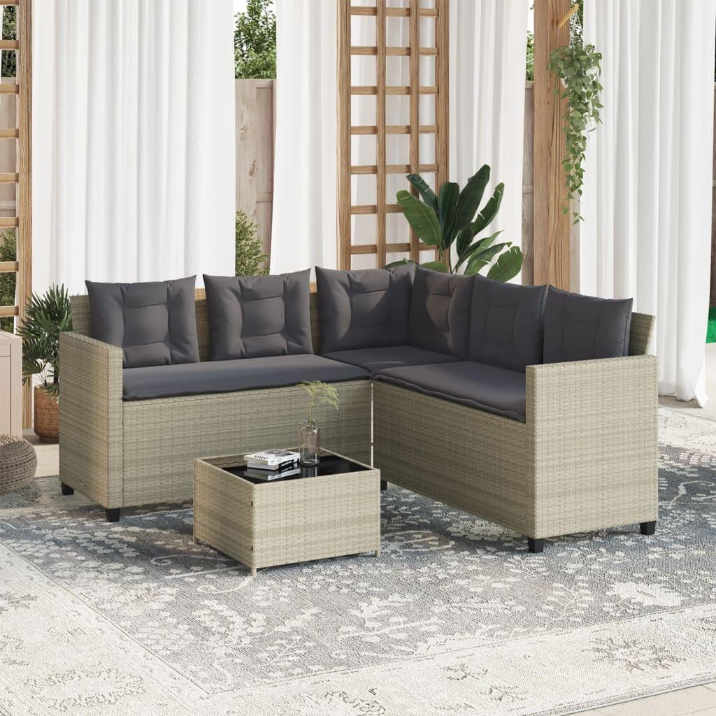 VidaXL Gartensofa poly-rattan